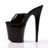 FLAMINGO-801 Plateau Pantoletten Schwarz von Pleaser – Ansicht 3