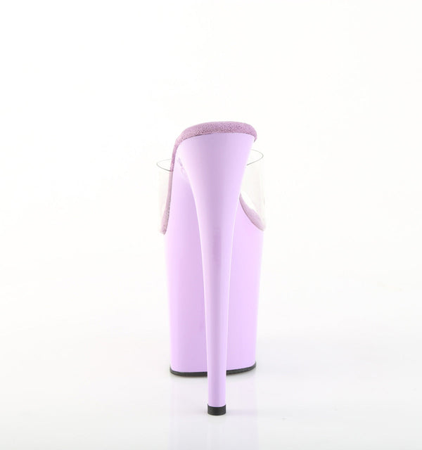 FLAMINGO-801 Plateau Sandaletten Lila von Pleaser – Ansicht 4