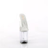 FLAMINGO-801 Plateau Pantoletten Transparent von Pleaser – Ansicht 2