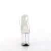 FLAMINGO-802 Plateau Pantoletten transparent von Pleaser – Ansicht 2