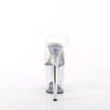 FLAMINGO-802 Plateau Pantoletten transparent von Pleaser – Ansicht 4