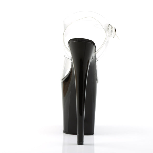 FLAMINGO-808 Plateau Sandaletten Schwarz von Pleaser – Ansicht 4
