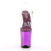 FLAMINGO-808 Plateau Sandaletten Lila von Pleaser – Ansicht 2