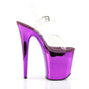 FLAMINGO-808 Plateau Sandaletten Lila von Pleaser – Ansicht 5