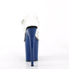 FLAMINGO-808 Plateau Sandaletten - Blau von Pleaser – Ansicht 4