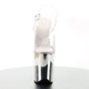 FLAMINGO-808 Plateau Sandaletten Silber von Pleaser – Ansicht 2