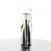 FLAMINGO-808 Plateau Sandaletten Silber Chrome von Pleaser – Ansicht 4