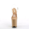 FLAMINGO-808 Plateau Sandaletten - Beige von Pleaser – Ansicht 2