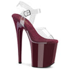 FLAMINGO-808 Plateau Sandaletten Rot | Pleaser
