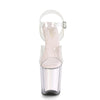 FLAMINGO-808G Plateau Sandaletten Opal Rosa von Pleaser – Ansicht 2
