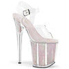 FLAMINGO-808G Plateau Sandaletten Opal Rosa von Pleaser