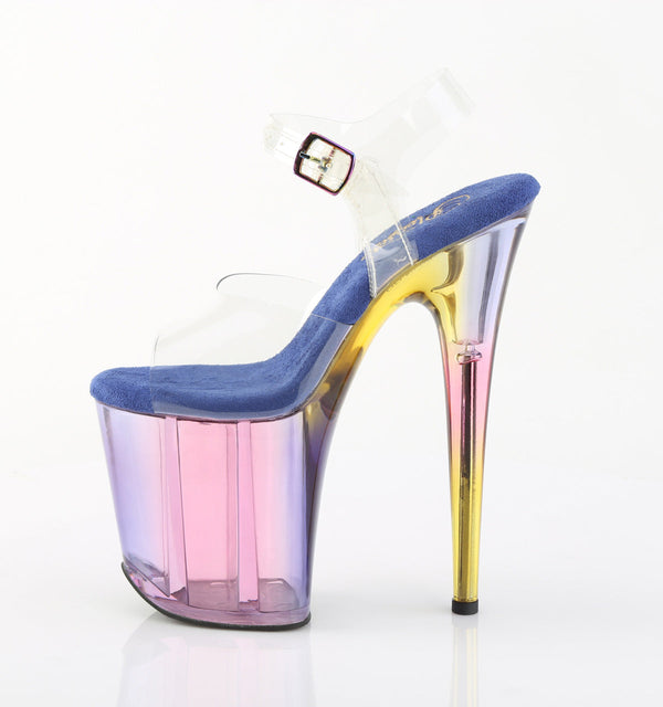 FLAMINGO-808HT Plateau Sandaletten von Pleaser – Ansicht 3