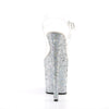 FLAMINGO-808LG Plateau Sandaletten Glitzer von Pleaser – Ansicht 4