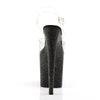 FLAMINGO-808MG Plateau Sandaletten Schwarz von Pleaser – Ansicht 4