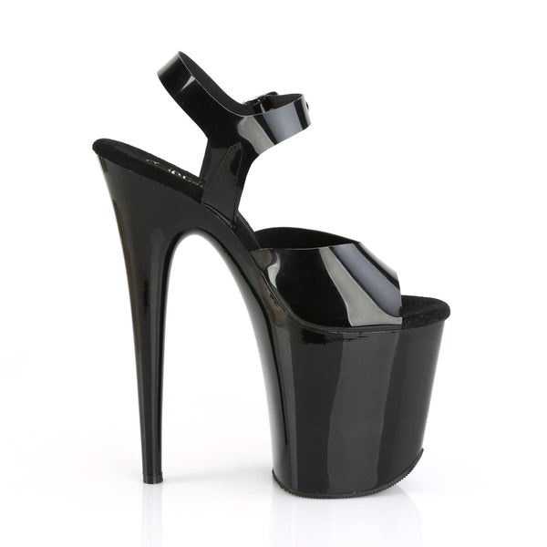FLAMINGO-808N Plateau Sandaletten - Schwarz von Pleaser – Ansicht 5