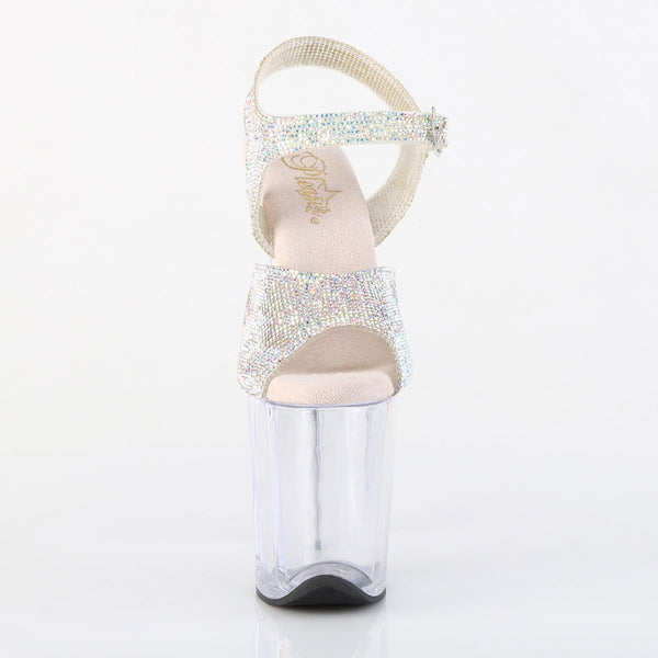 FLAMINGO-808N-RS Plateau Sandaletten Mehrfarbig von Pleaser – Ansicht 2