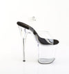 FLAMINGO-808PREM Plateau Sandaletten Transparent von Pleaser – Ansicht 5