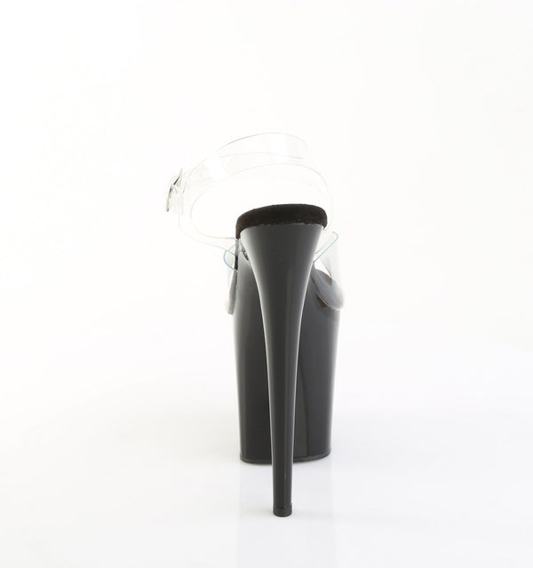FLAMINGO-808PREM Plateau Sandaletten Schwarz von Pleaser – Ansicht 4