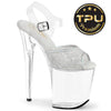FLAMINGO-808PREM-RSN Plateau Sandaletten von Pleaser