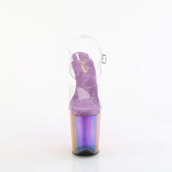 FLAMINGO-808RMT Plateau Sandaletten Regenbogen/Bunt von Pleaser – Ansicht 2
