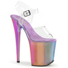 FLAMINGO-808RMT Plateau Sandaletten Regenbogen/Bunt von Pleaser