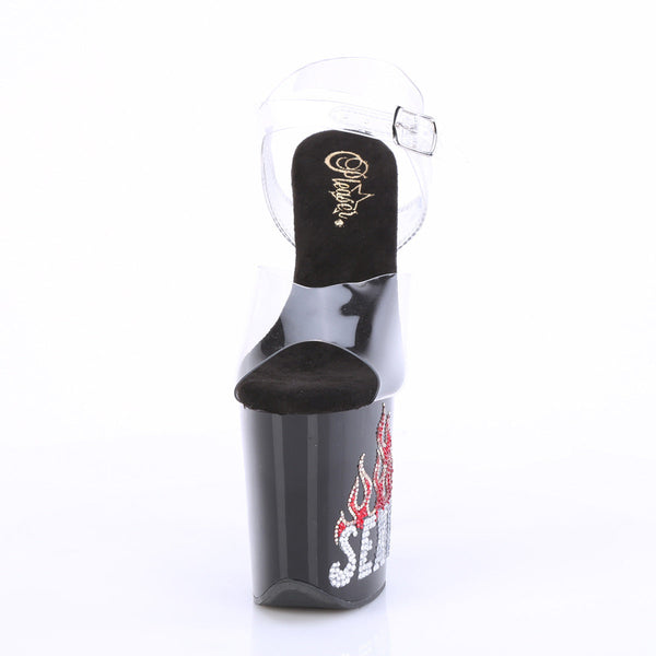 FLAMINGO-808SEXY Plateau Sandaletten von Pleaser – Ansicht 2