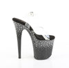 FLAMINGO-808SPKL-02 Plateau Sandaletten Schwarz Strass von Pleaser – Ansicht 5