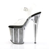 FLAMINGO-808SRS Plateau Sandaletten Glitzer von Pleaser – Ansicht 3
