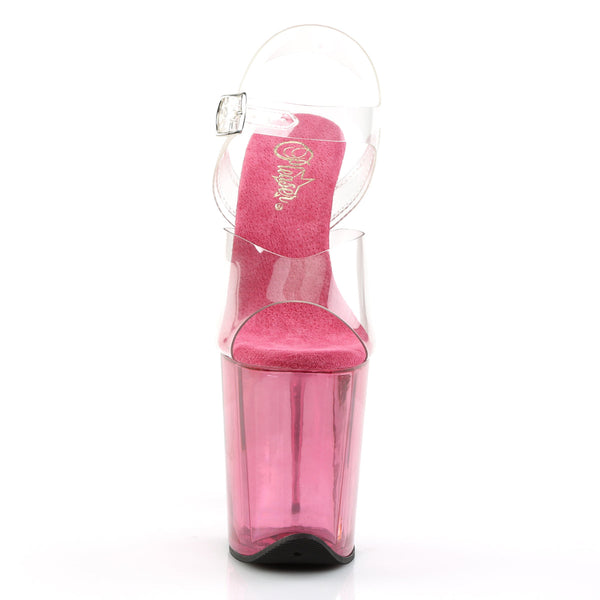 FLAMINGO-808T Plateau Sandaletten Pink von Pleaser – Ansicht 2