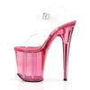 FLAMINGO-808T Plateau Sandaletten Pink von Pleaser – Ansicht 3