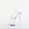 FLAMINGO-808VL Plateau Sandaletten Transparent von Pleaser – Ansicht 3