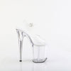 FLAMINGO-808VL Plateau Sandaletten Transparent von Pleaser – Ansicht 5