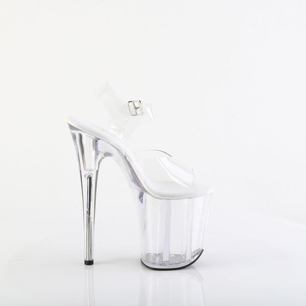 FLAMINGO-808VL Plateau Sandaletten Transparent von Pleaser – Ansicht 5