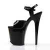 FLAMINGO-809 Plateau Sandaletten Schwarz von Pleaser – Ansicht 3