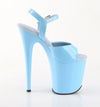 FLAMINGO-809 Plateau Sandaletten Hellblau von Pleaser – Ansicht 5