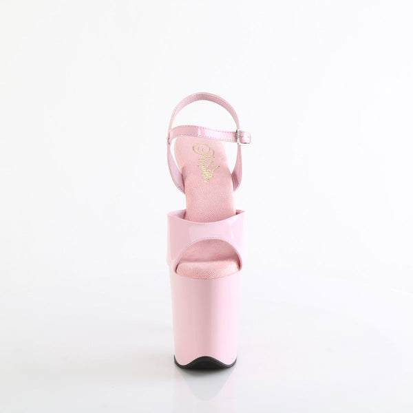 FLAMINGO-809 Plateau Sandaletten Rosa Lack von Pleaser – Ansicht 2