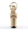 FLAMINGO-809 Plateau Sandaletten Creme von Pleaser – Ansicht 2