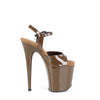FLAMINGO-809 High Heels Sandaletten - Braun von Pleaser – Ansicht 5