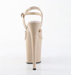FLAMINGO-809 Plateau Sandaletten Beige von Pleaser – Ansicht 4