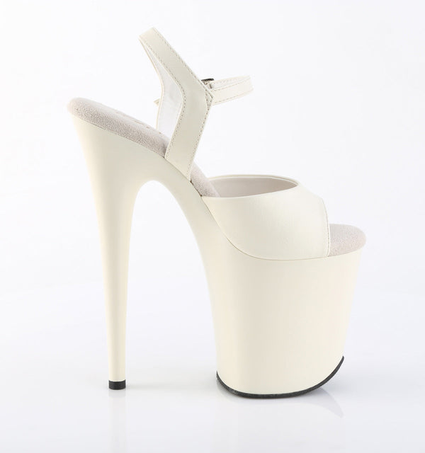 FLAMINGO-809 Plateau Sandaletten Weiß von Pleaser – Ansicht 5