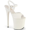FLAMINGO-809 Plateau Sandaletten Weiß von Pleaser