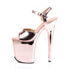 FLAMINGO-809 Plateau Sandaletten Rosé von Pleaser – Ansicht 3