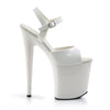 FLAMINGO-809 Plateau Sandaletten Weiß von Pleaser – Ansicht 5