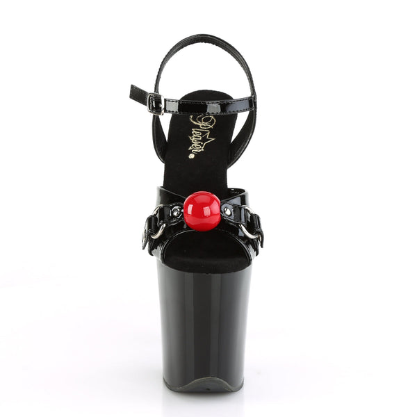FLAMINGO-809GB Plateau Sandaletten Domina Gag Ball von Pleaser – Ansicht 2