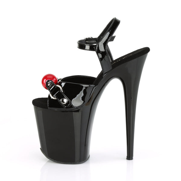 FLAMINGO-809GB Plateau Sandaletten Domina Gag Ball von Pleaser – Ansicht 3