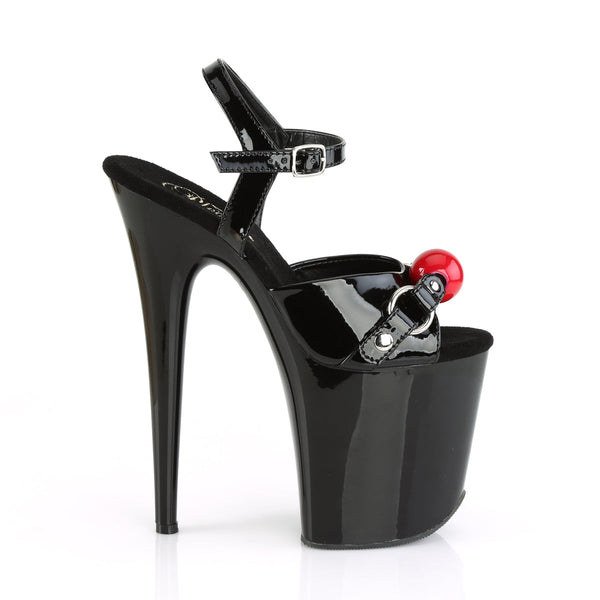 FLAMINGO-809GB Plateau Sandaletten Domina Gag Ball von Pleaser – Ansicht 5