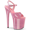 FLAMINGO-809GP Plateau Sandaletten Pink von Pleaser