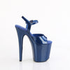FLAMINGO-809GP Plateau Sandaletten Blau von Pleaser – Ansicht 5
