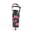 FLAMINGO-809KISSES Plateau Sandaletten Kisses von Pleaser – Ansicht 4