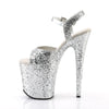 FLAMINGO-810LG Plateau Sandaletten Glitzer von Pleaser – Ansicht 3